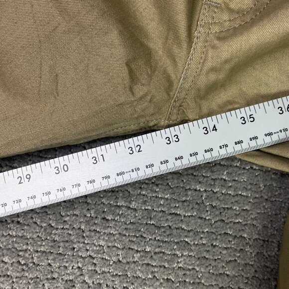 Levi's 505 Straight Jeans Men's 31 x 34 Measures 32 x 33 Brown Tan - Picture 12 of 12